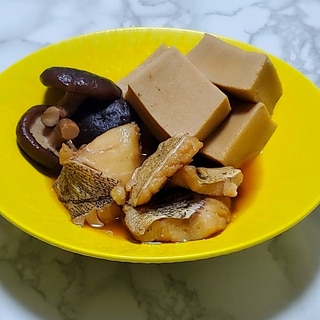 鱈と椎茸と高野豆腐の煮物